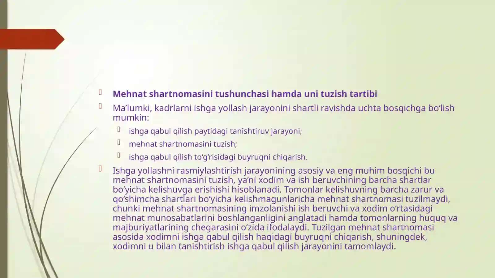 Mehnat shartnomasi 2