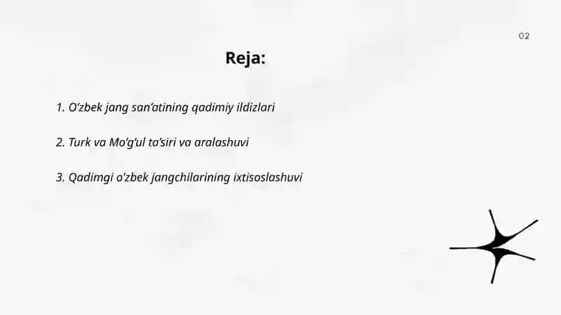 O’zbek jang san’atini tarixi 2