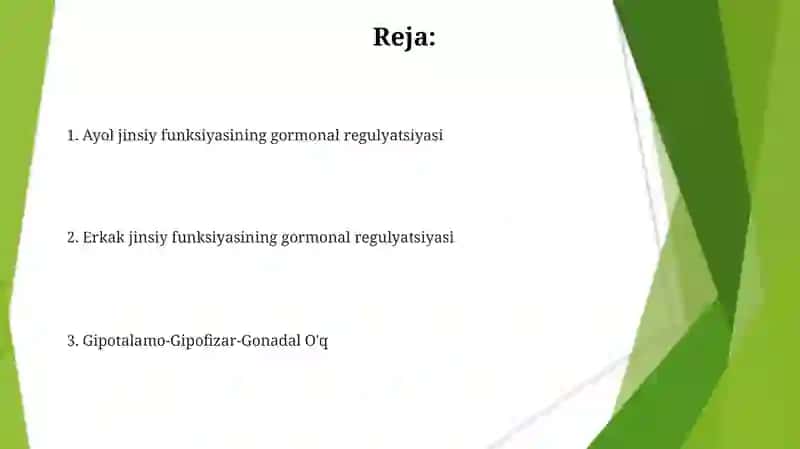 Jinsiy skilning gormonal boshqarilish mexanizmi 2