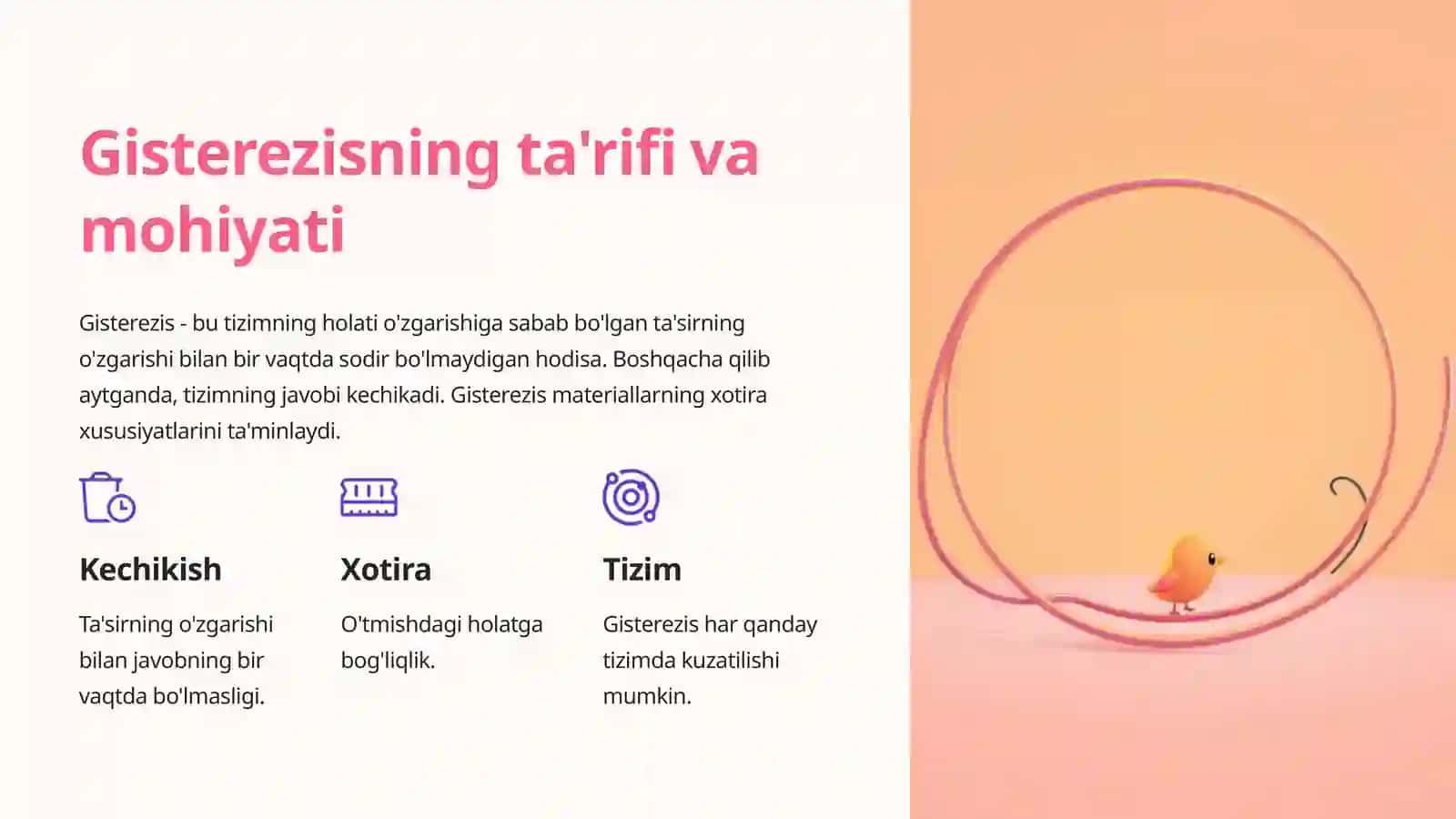 Gisterezis hodisalari 2