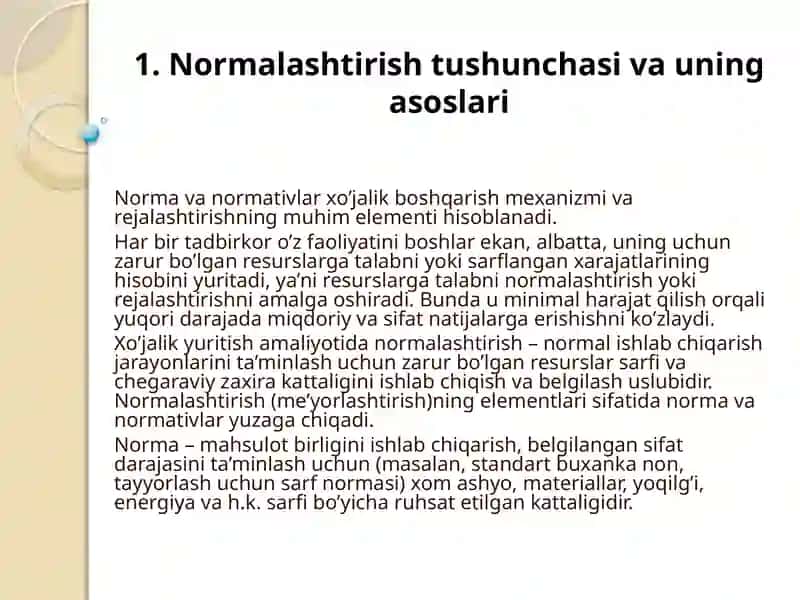 REJALASHTIRISHNING NORMATIV ASOSLARI 2