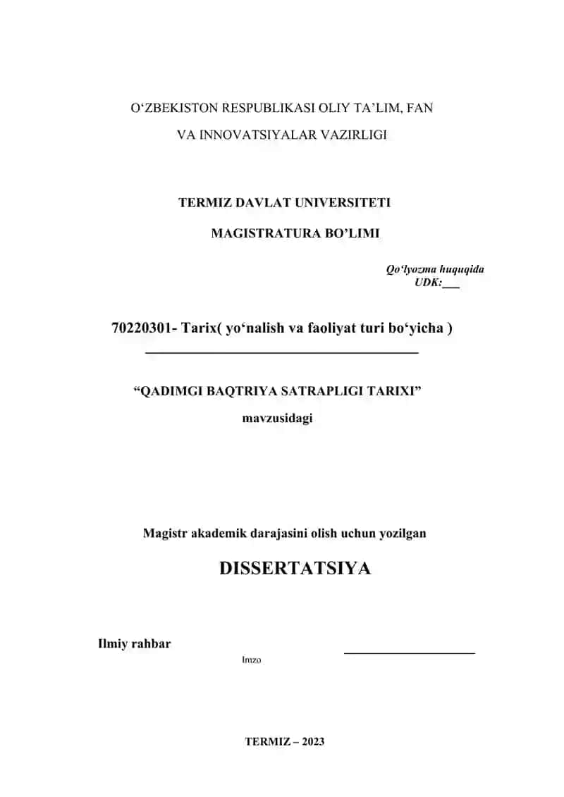 QADIMGI BAQTRIYA SATRAPLIGI TARIXI 2