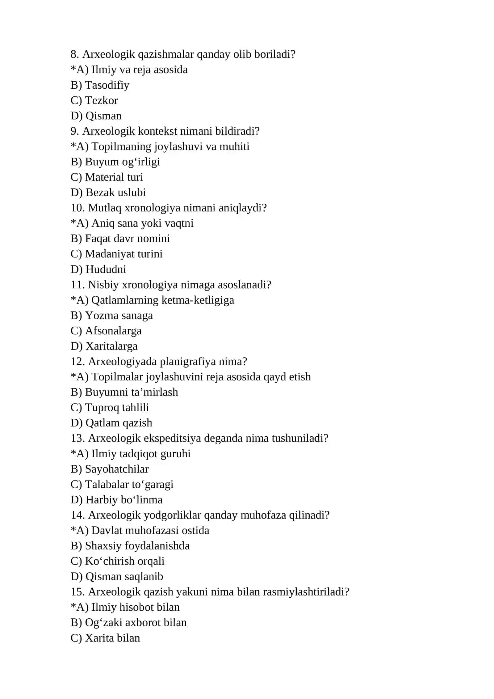 Arxeologiya fanining asosiy tadqiqot obyekti nima? 2