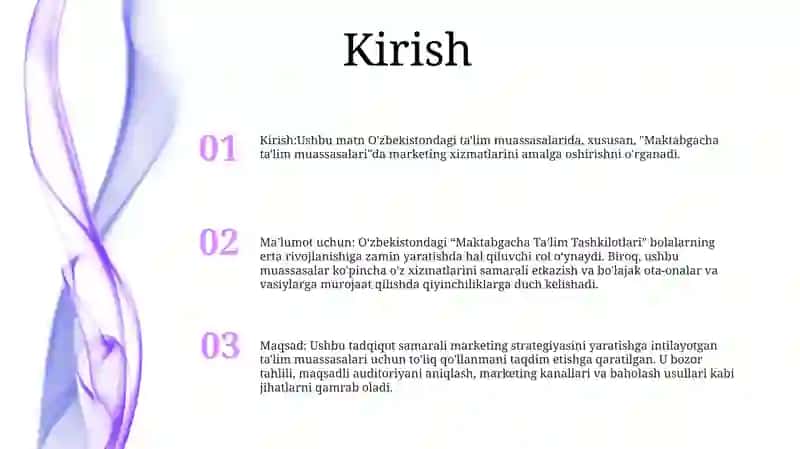 Maktabgacha TaʼLim Tashkilotlarida Marketing Hizmati Faoliyatini Tashkil Etish 2
