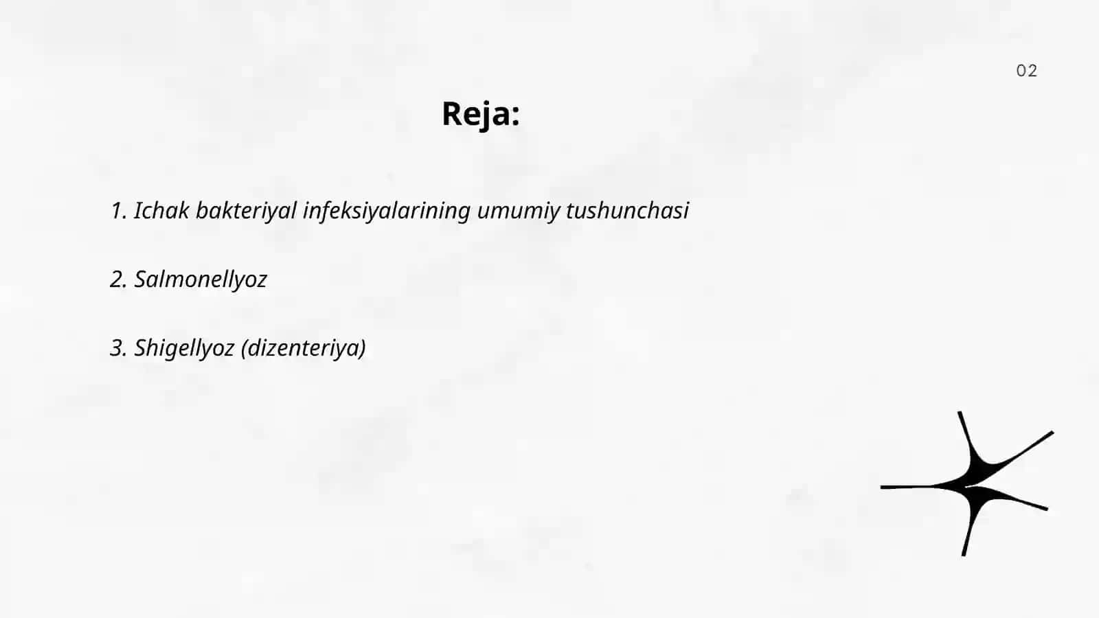 Ichak bakteriyal yuqumli kasaliklar qozg'atuvchi 2