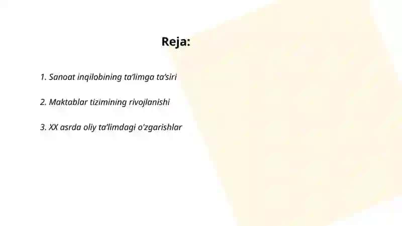 Sanoat inqilobining taʼlimga taʼsiri 2