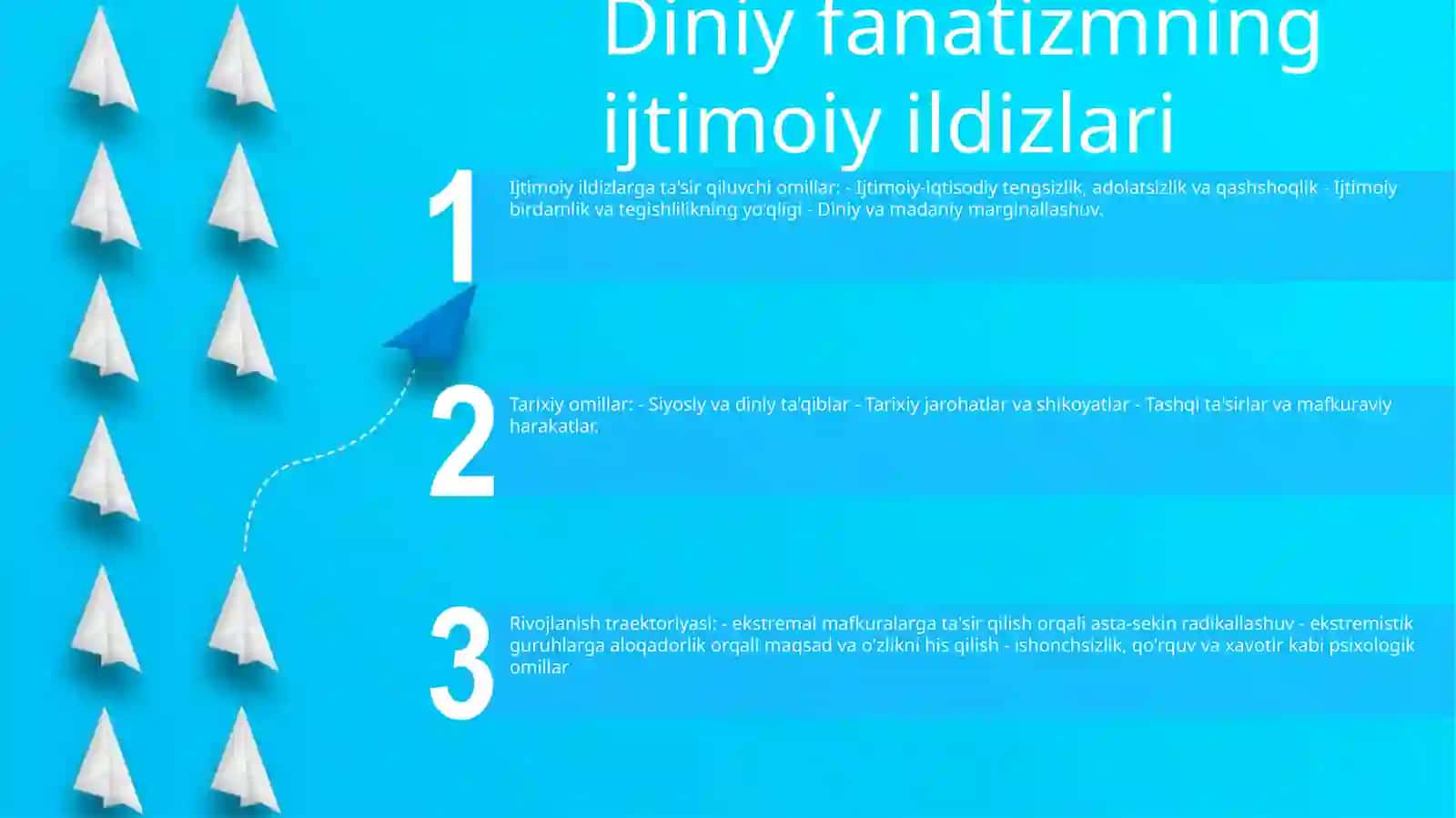 Diniy Aqidaparstlik(Fanatizm) Ekstrimzm Paydo Bólishining Ijtimoiy-Tarixiy Zaminlari Va Rivojlanishi 2