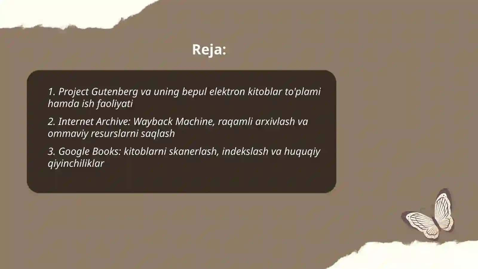 Dunyoning mashxur elektron kutubxonalalri va ularning ish faoliyati 2
