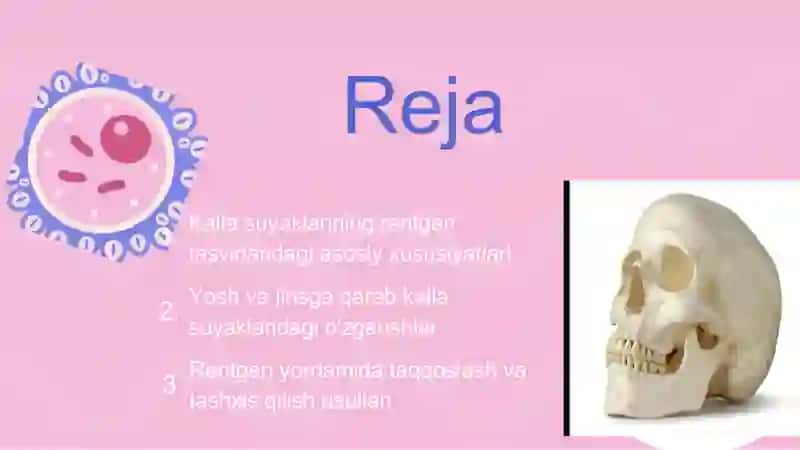 Kalla suyaklaring rentgenanatomiyasi, yoshga va jinsga doir tafovutlari 2