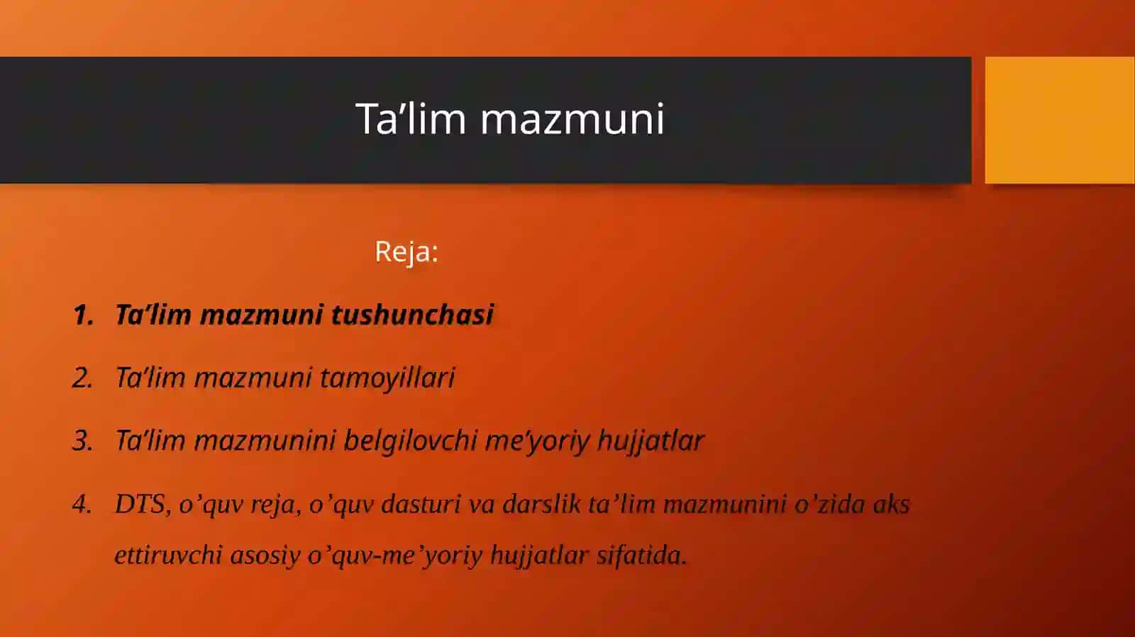 Umumiy pedagogika 2