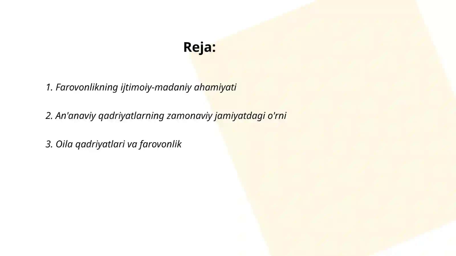 Farovonlikning ijtimoiy-madaniy jihatlari: an'analar, qadriyatlar, muloqot 2