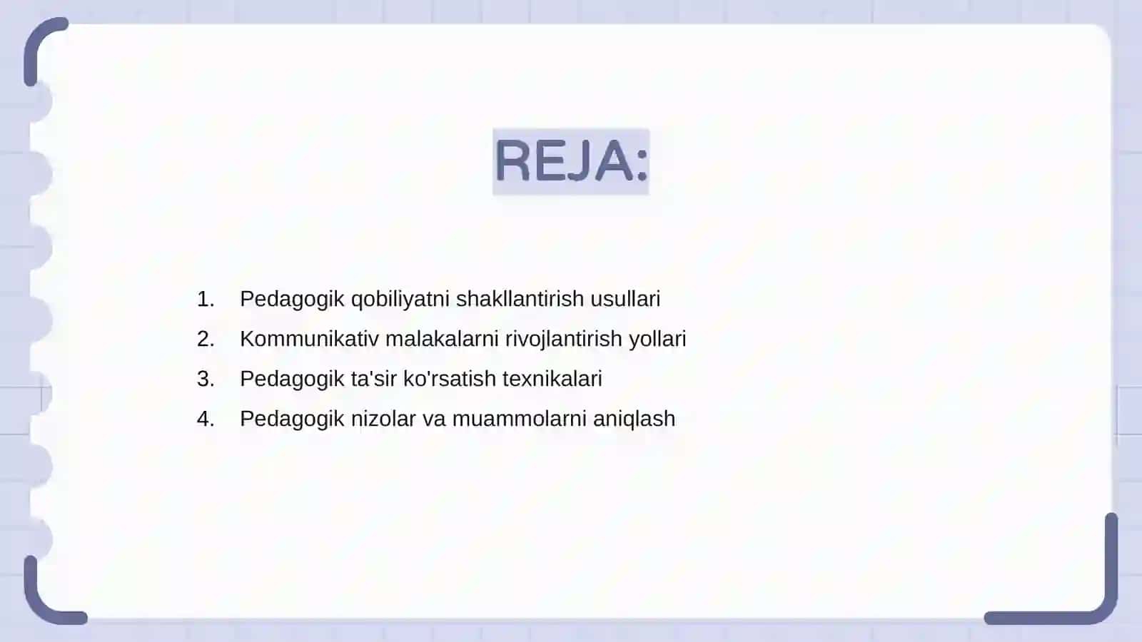Pedagogik qobiliyatni shakllantirish usullari 2