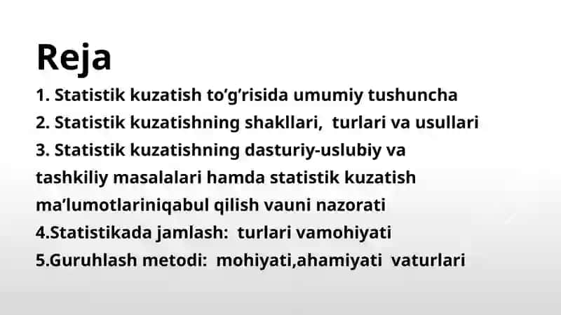 Statistika Ma'lumotlarni Toplash 2