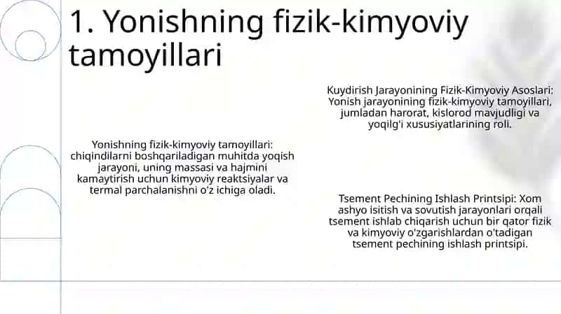 Kuydirish Jarayonining Fizik-Kimyoviy Asoslari Turlari Tsement Pechining Ishlash Printsipi 2