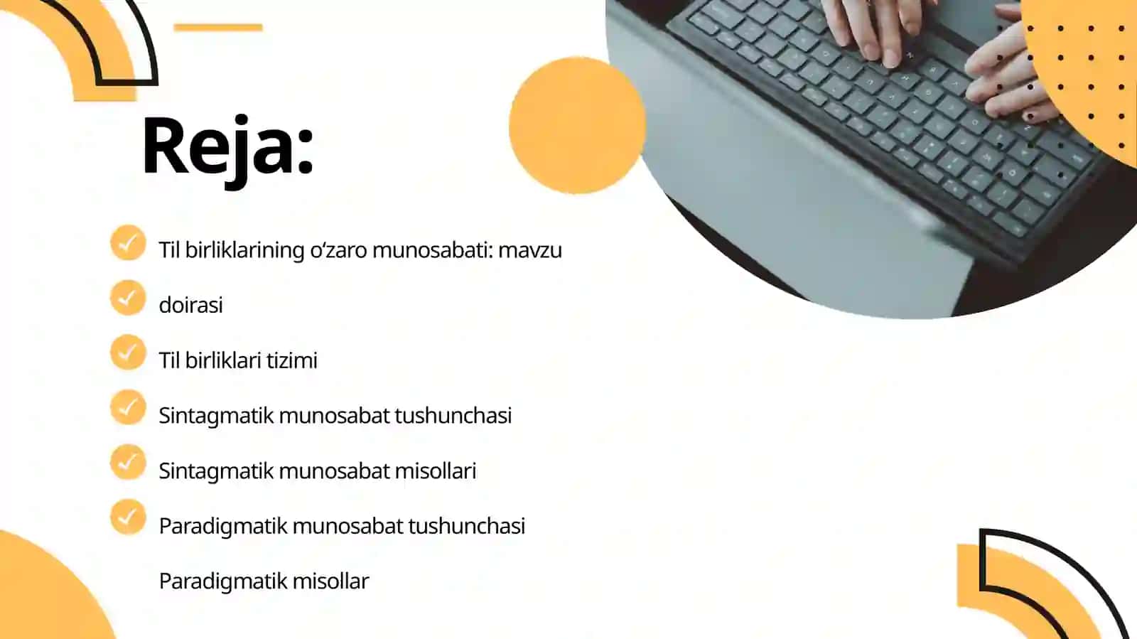 TIL BIRLIKLARINING OʻZARO MUNOSABATI: SINTAGMATIK, PARADIGMATIK VA IERARXIK MUNOSABATLAR 2