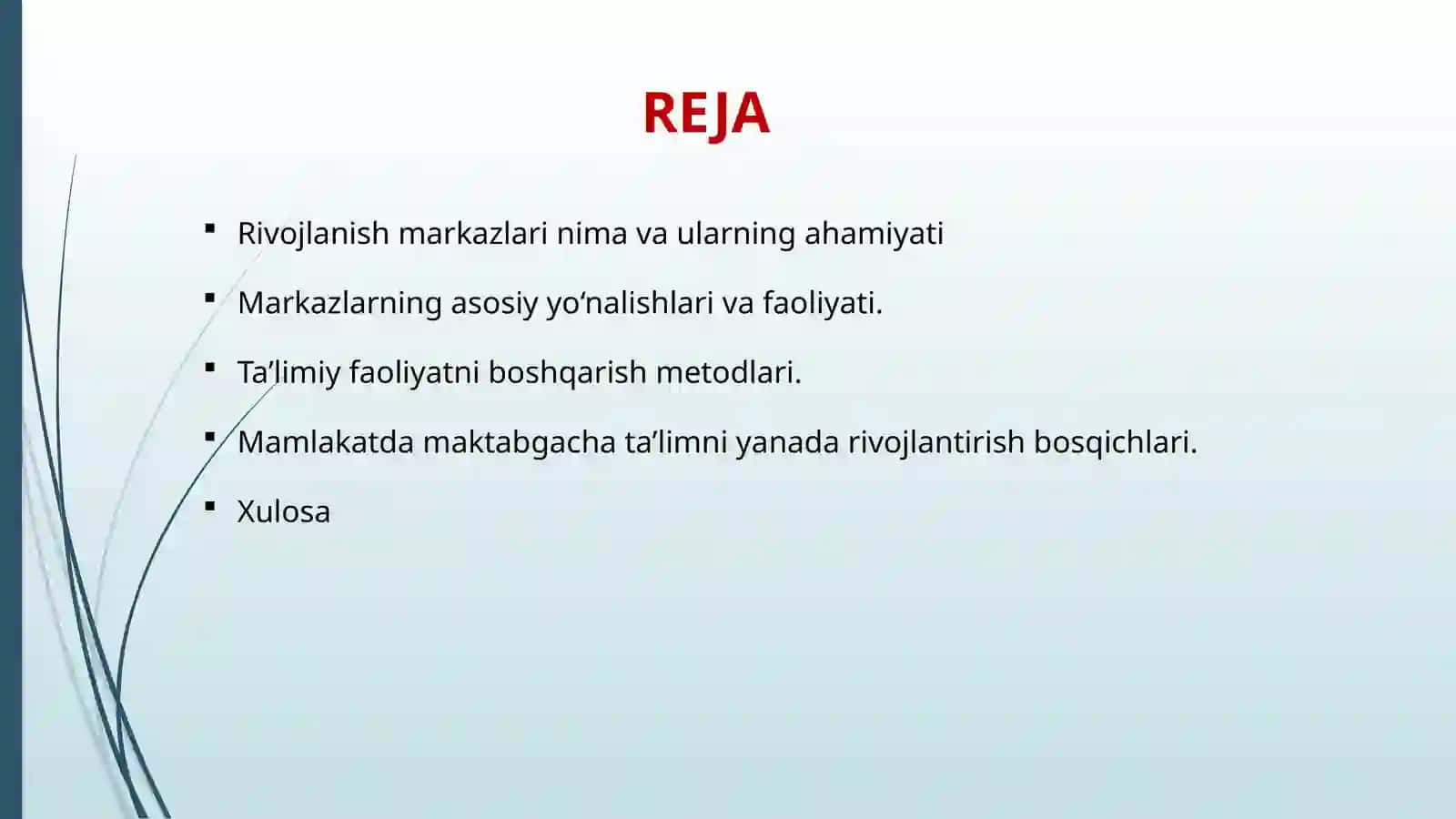 RIVOJLANISH MARKAZLARI 2