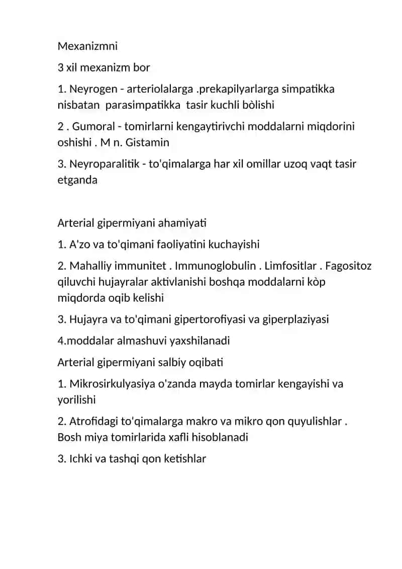Arterial gipermiya emboliya tromboz ishemiya 2