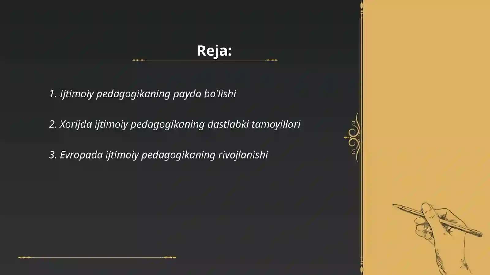 Xorijda va Ozbekistonda ijtimoiy pedagogikaning rivojlanish tarixi 2