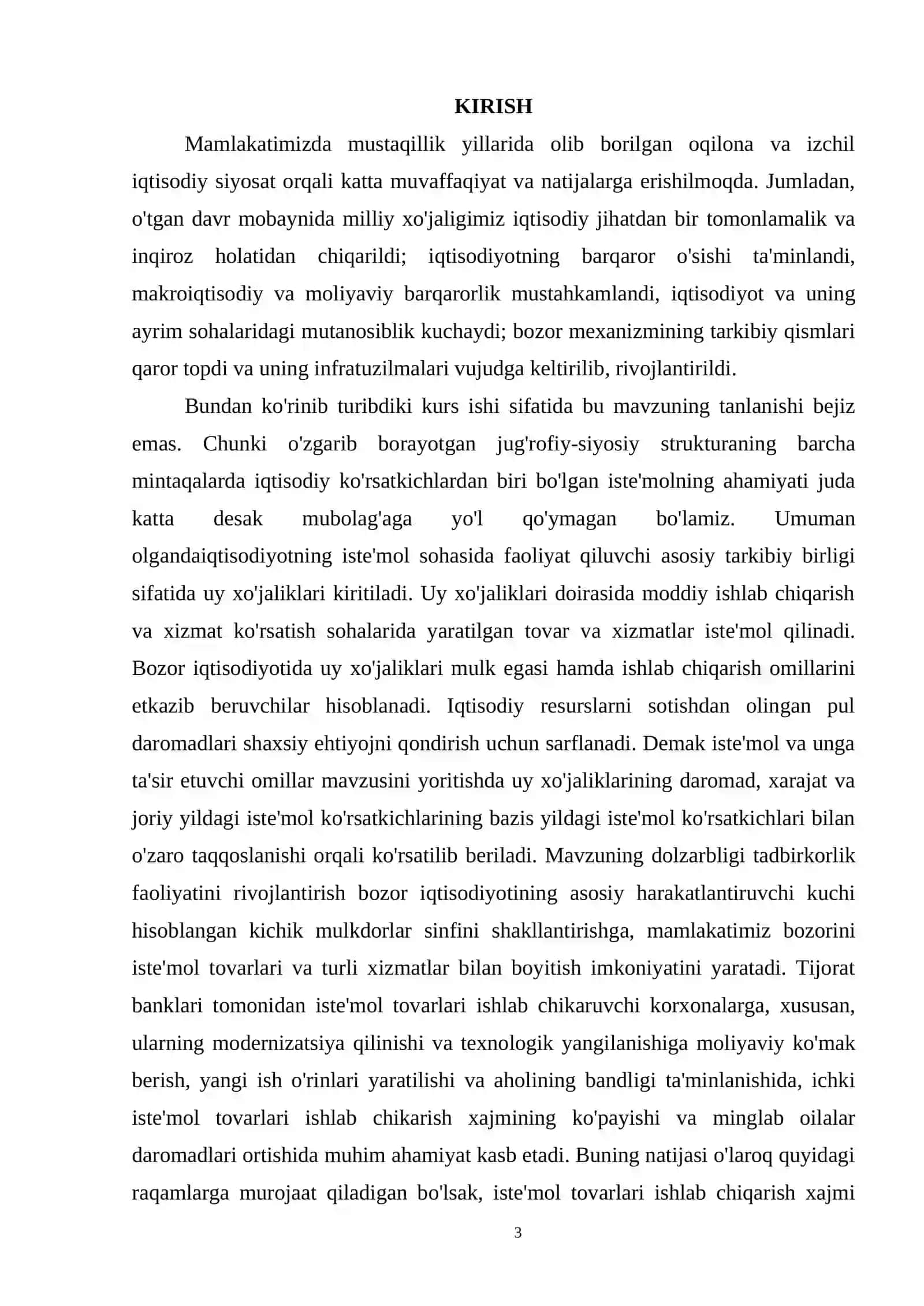 ISTE’MOL JAMĢARISH VA INVESTISIYALAR 2