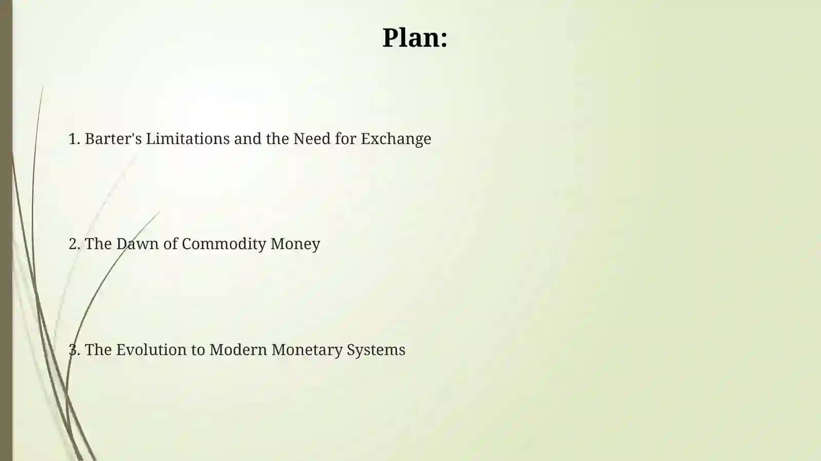 The emergence of money 2