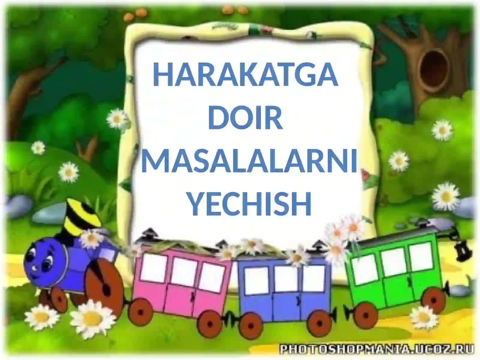 HARAKATGA DOIR MASALALARNI YECHISH 2