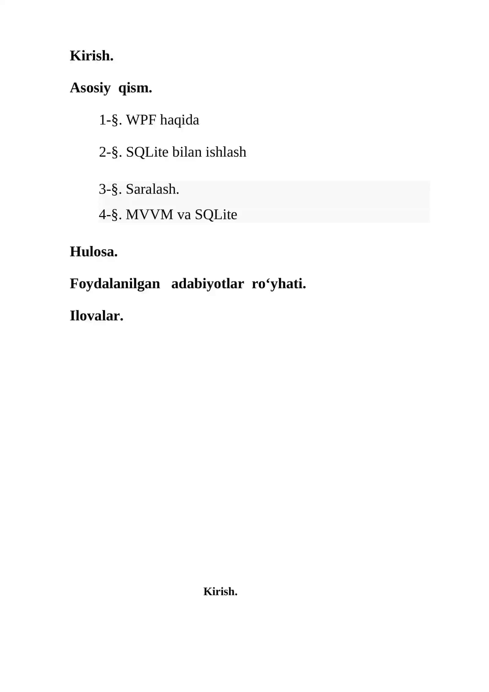 Algoritmik tillar va dasturlash asoslari - WPF da SQLite bilan ishlash 2