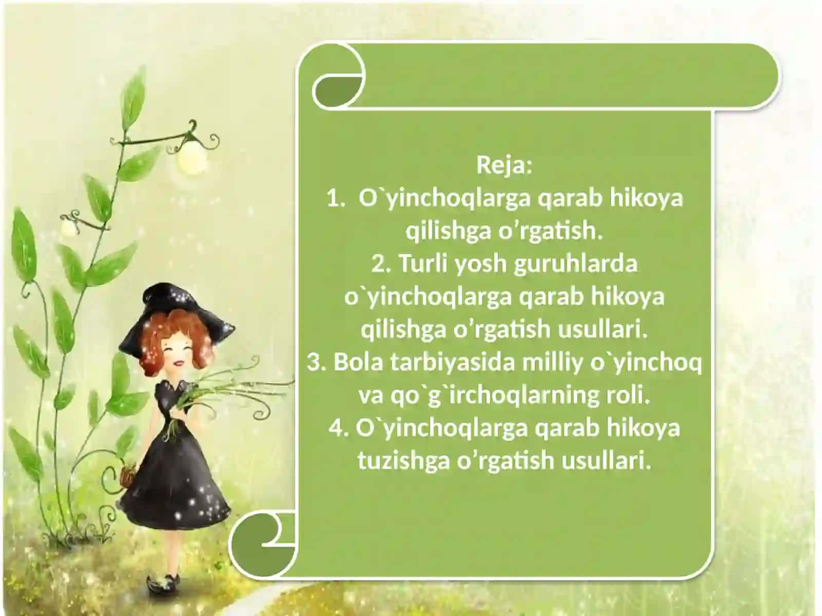 O‘yinchoqva predmetlargaqarab hikoya qilish ga o‘rgatish 2