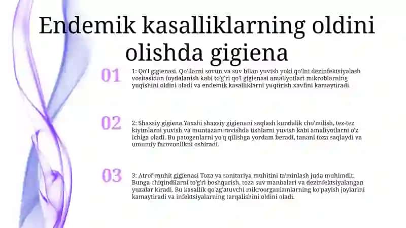 Endemik Kasalliklarni Oldini Olishning Gigiyenik Asoslari 2