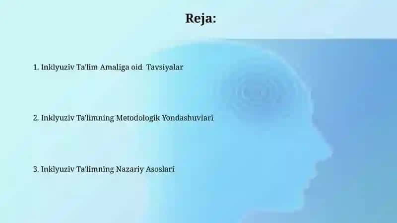 Inklyuziv talimning metodologik va nazariy asoslari 2