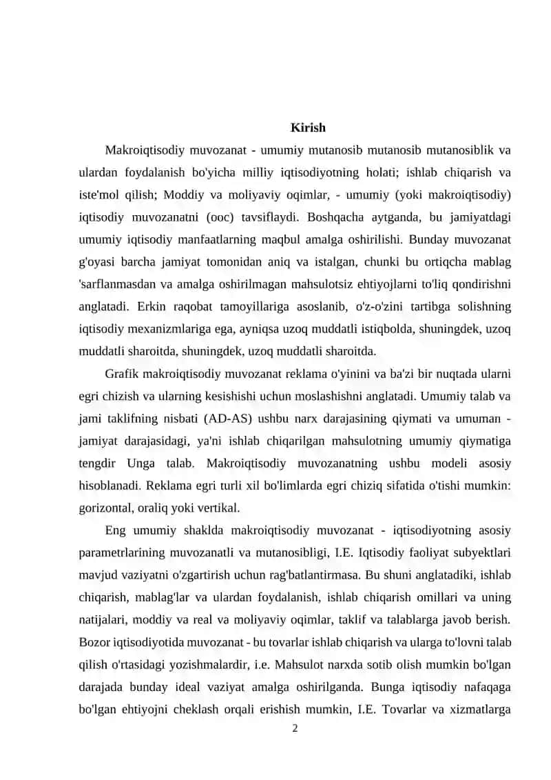 Iqtisodiy mutanosibliklar va ularning turlari 2