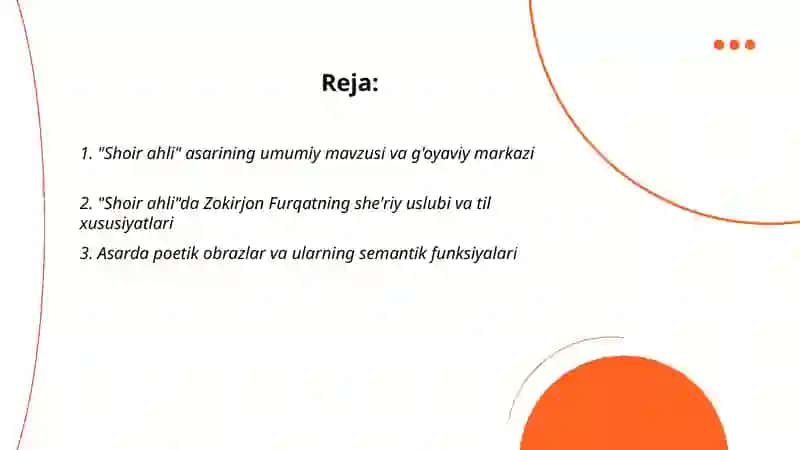 Zokirjon Furqat "Shoir ahli" asari 2