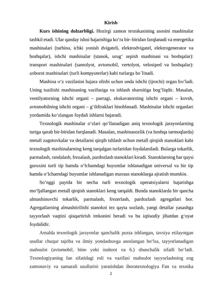 TEXNOLOGIYA VA DIZAYN FANNNING MAQSADI VA VAZIFALARI. TEXNOLOGIYA VA DIZAYN TUSHUNCHASI TEXNOLOGIYA VA DIZAYN FANINING NAZARIY ASOSLARI ISHLAB CHIQARISHDA YANGI TEXNIKA VA ILGOR TEXNOLOGIYALAR BILAN TALABALARNI O’RGANISH 2