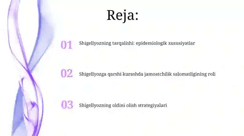 Shigelliozlar epidimiologiyasi va profilaktikasi 2