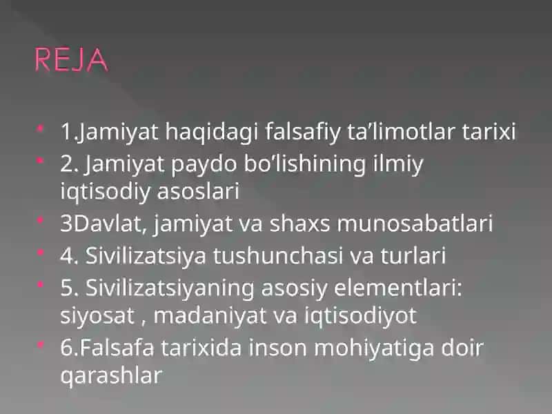 Жамият фалсафаси ва инсон борлиғи 2