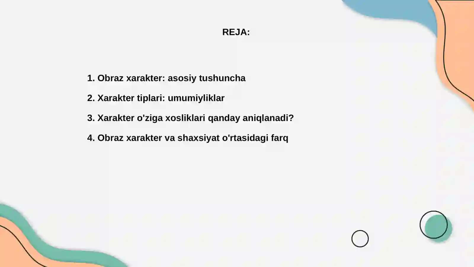 Obraz xarakter tip umumlik va oziga xoslik 2