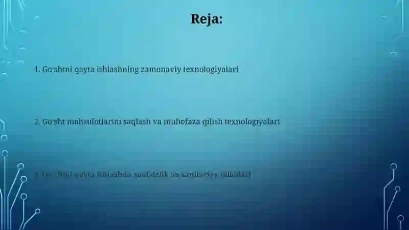 Sut va go'sht mahsulotlarini qayta ishlash texnologiyalari 2