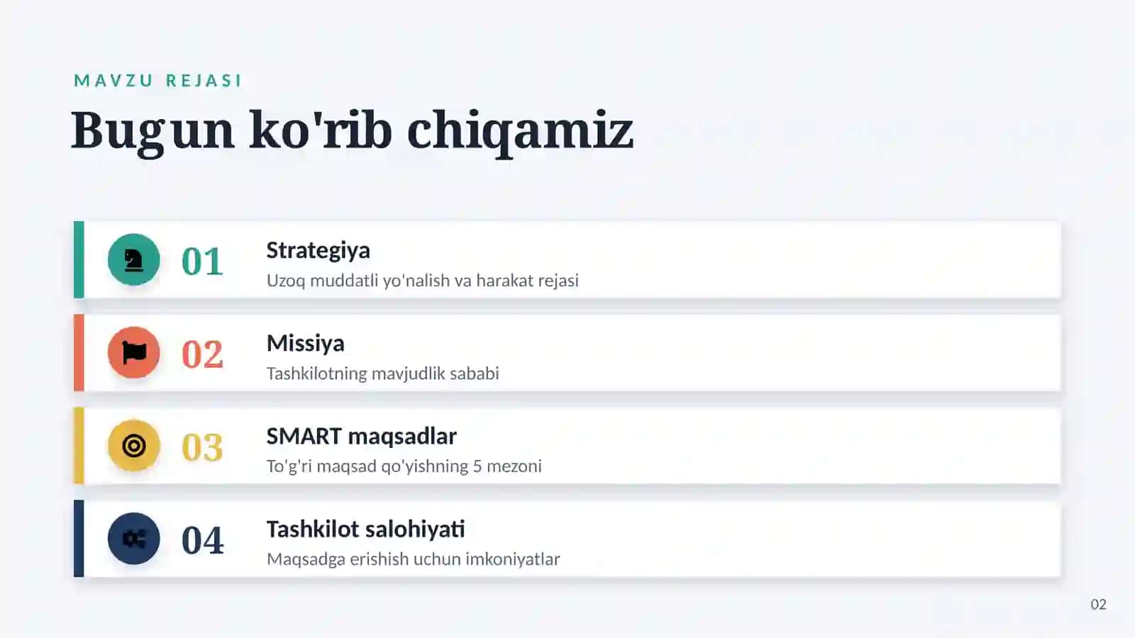 BOSHQARUV ASOSLARI 2