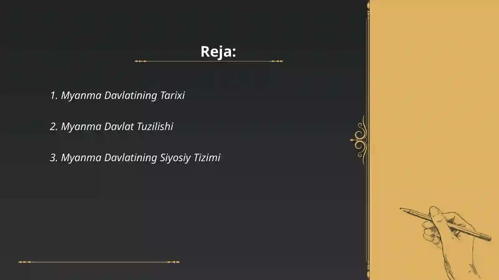 Myanma Davlati va uning iqtisodiyoti 2