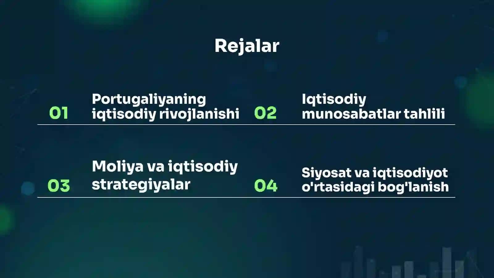 Portugaliyaning iqtisodiy siyosatiHazratqulov Azizbek 2