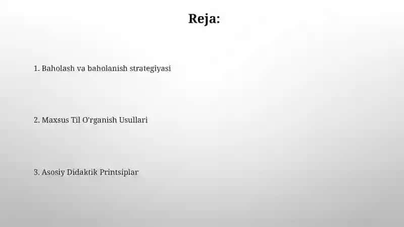 Ona tili O'qitish Metodikasi 2
