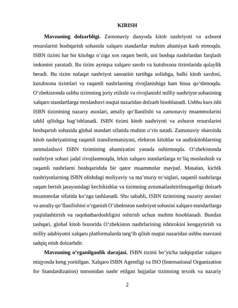Xalqaro Standart Kitob Raqamlari 2