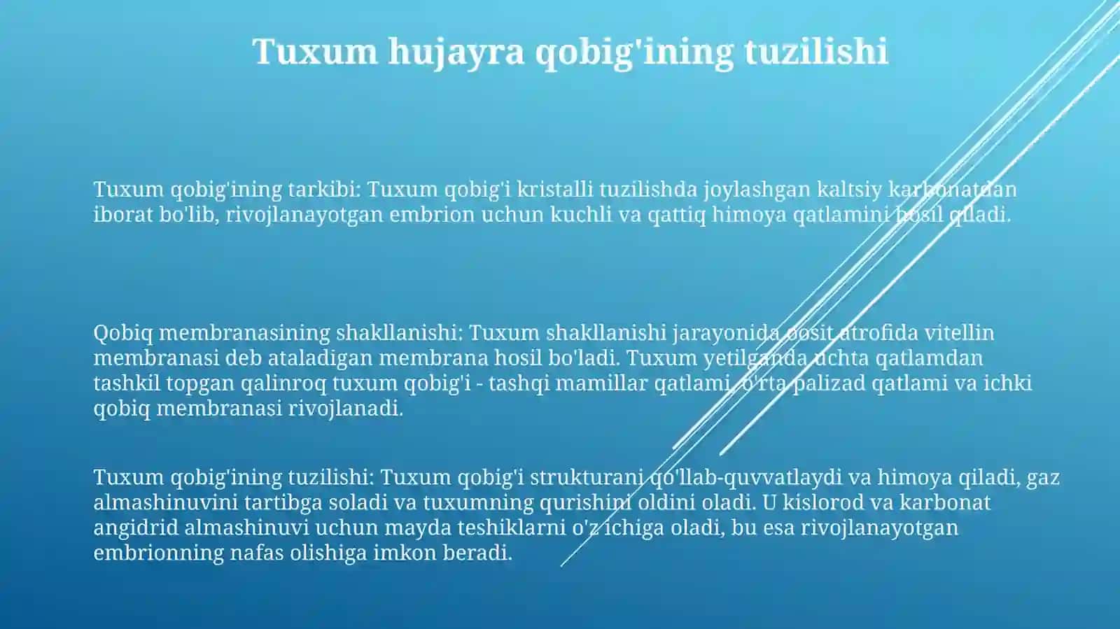 Tuxum Xujayraning Qobiqlari Va Ularni Shakllanishi 2