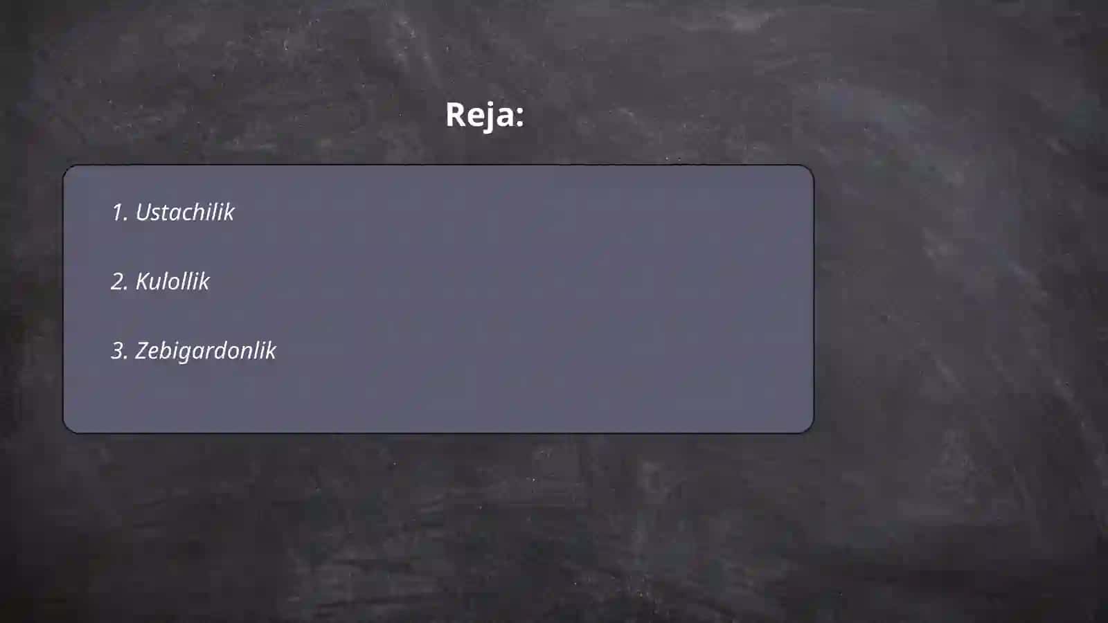 Kasb hunarga oid leksika 2