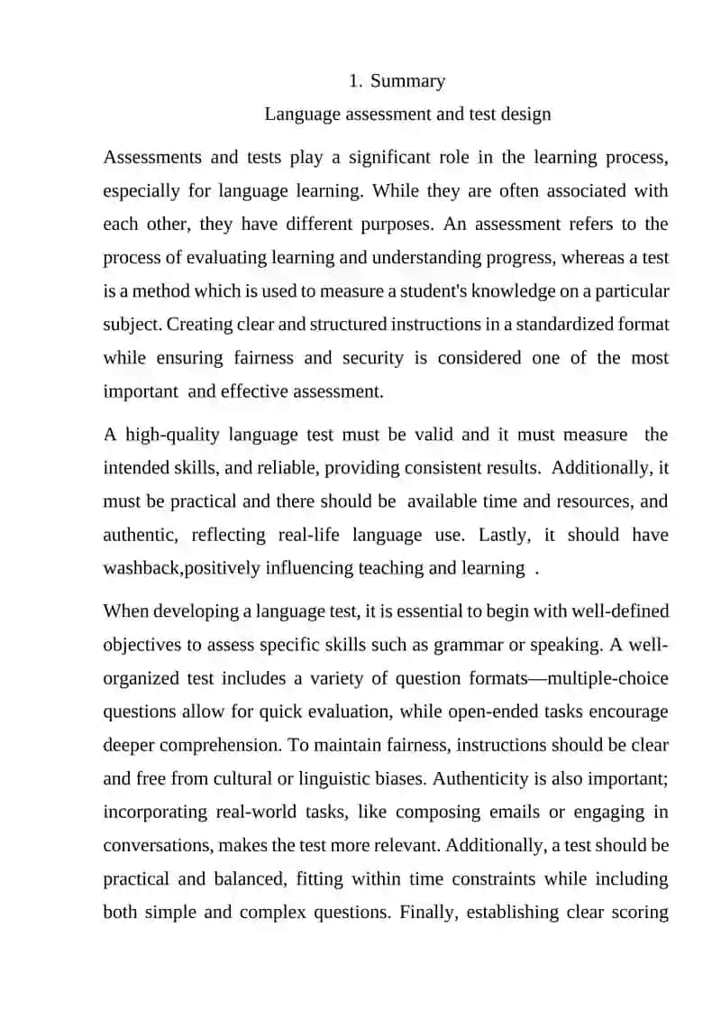 TFL INDEPENDENT STUDY 2