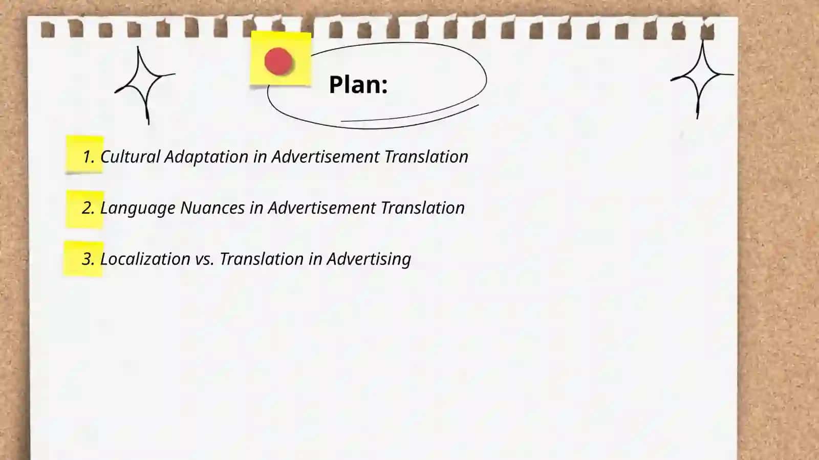 Advertisement translation 2