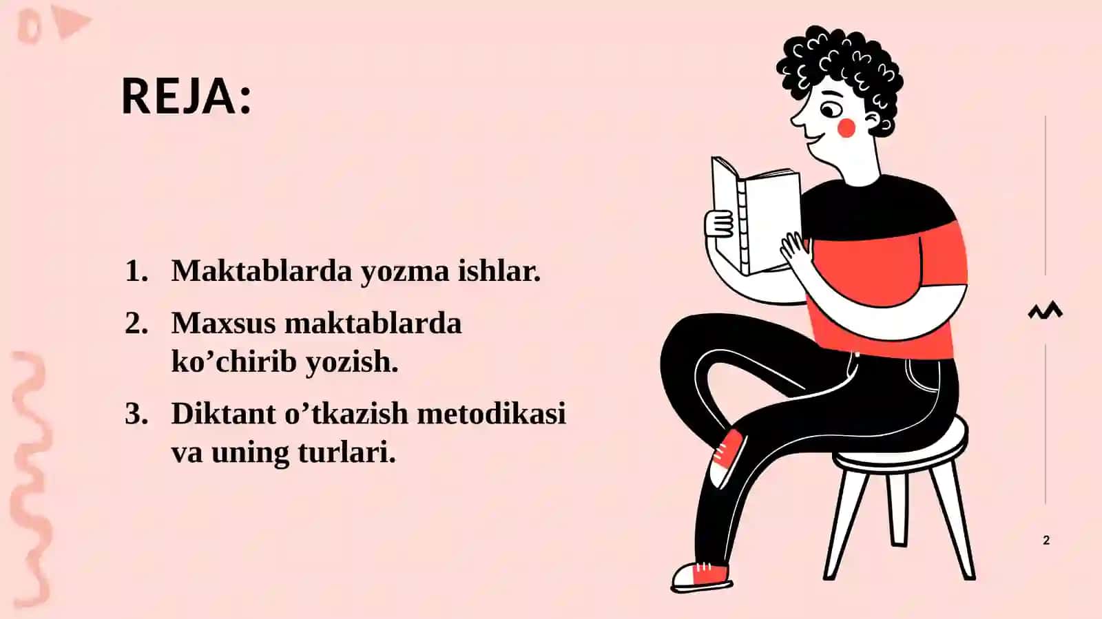 Maxsus maktabda yozma ishlar va ularni o‘tkazish metodikasi 2