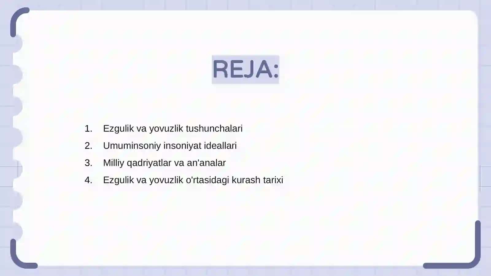 Ezgulik va yovuzlik oʻrtasidagi kurashning umuminsoniy va milliy ko'rinishlari 2