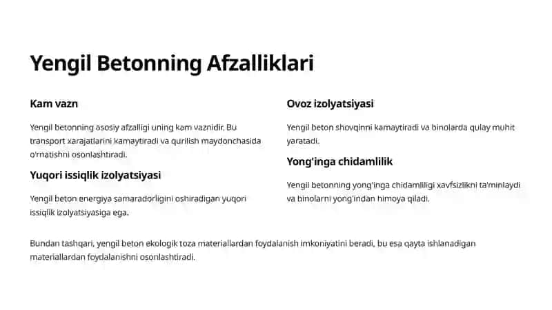Yengil Beton Buyumlari 2