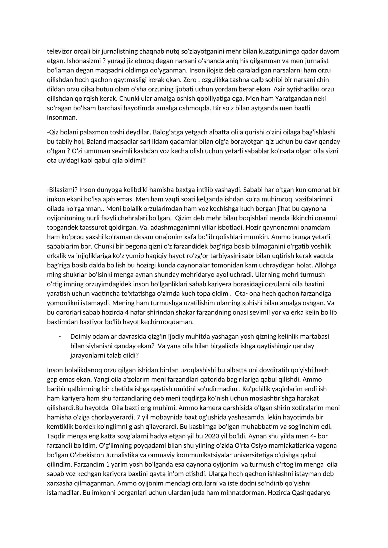 JURNALIST BOʻLISHNING AHAMIYATI VA FIDOKORLIGI 2