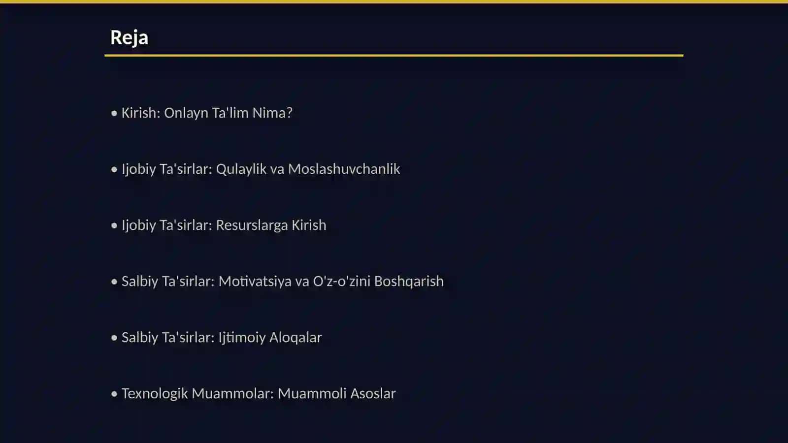 Onlayn Ta'limning Ta'siri 2